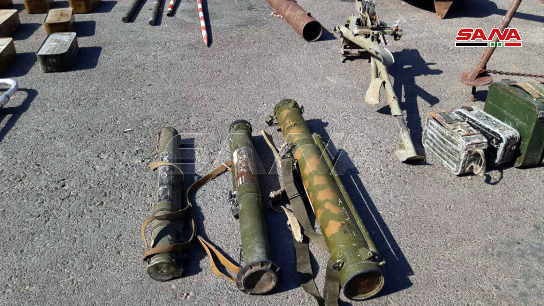 Syrian Army Uncovers Loads Of Weapons In Newly-Captured Northern Hama Town (Photos)