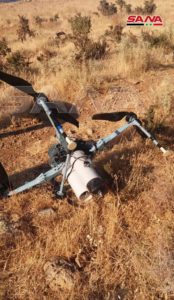 Syrian Army Intercepts Armed, Booby-Trapped Drone Near Israeli-Occupied Golan Heights (Photos)