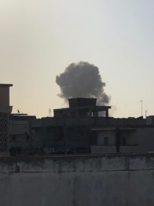 GNA: UAE Combat Drones Attacked Mitiga Airport (Photos)