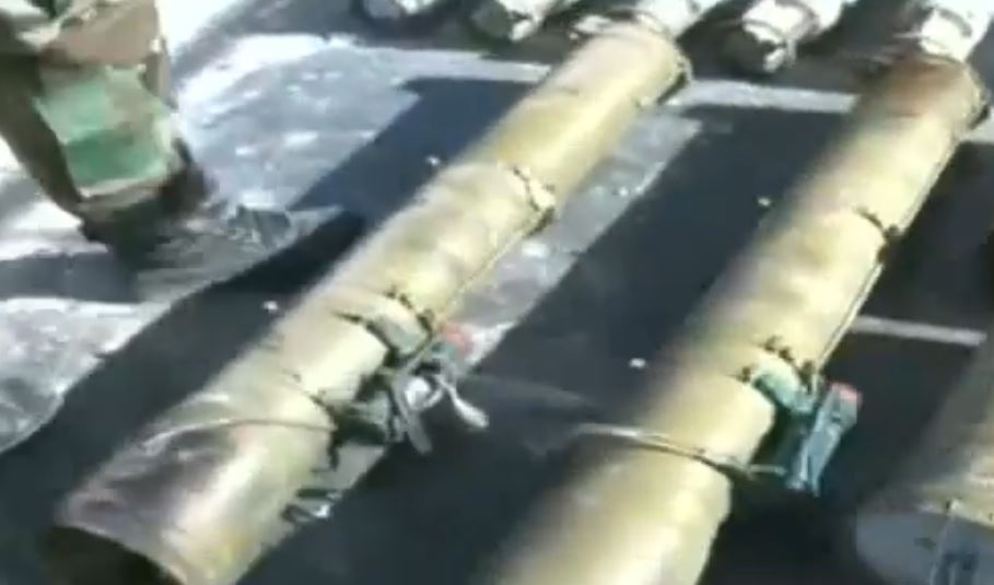 Syrian Army Uncovers Guided Missiles And Other Weapons In Northern Hama (Video)