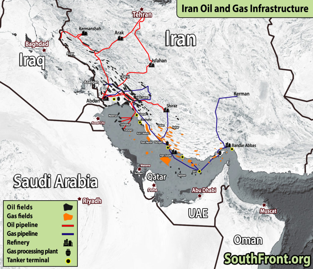 In Maps: Oil And Gas Infrastructure Saudi Arabia, Iran, Qatar, Syria And Iraq