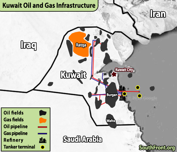 Kuwait Oil And Gas Infrastructure (Map Update)