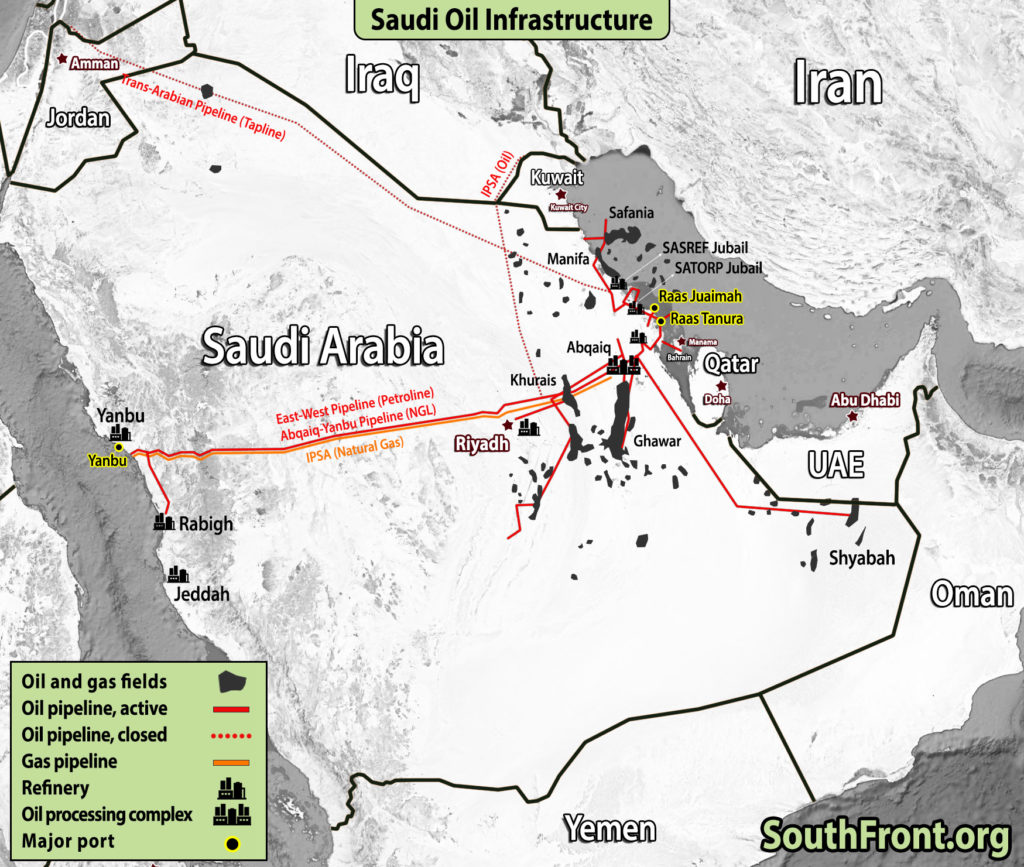 In Maps: Oil And Gas Infrastructure Saudi Arabia, Iran, Qatar, Syria And Iraq