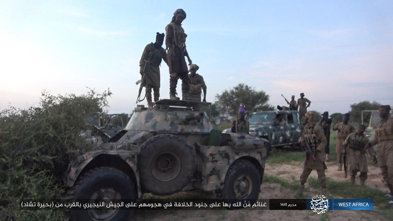 Photos: ISIS Terrorists Ambush Nigerian Army Convoy Near Lake Chad