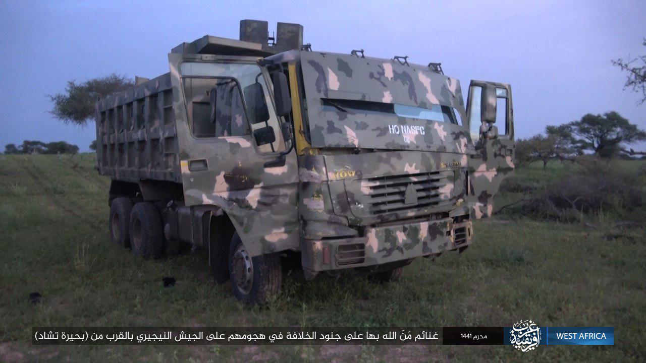 Photos: ISIS Terrorists Ambush Nigerian Army Convoy Near Lake Chad