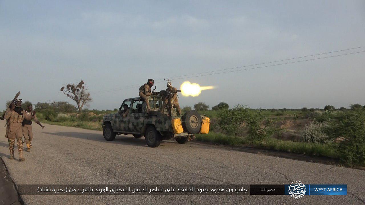 Photos: ISIS Terrorists Ambush Nigerian Army Convoy Near Lake Chad