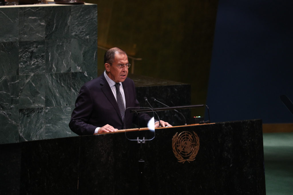 Statement by Russia's Minister of Foreign Affairs at the 74th Session of the UN General Assembly