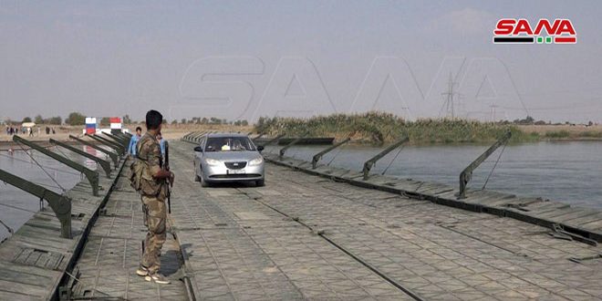 Syria & Russia Open Bridge Linking Eastern And Western Banks Of Euphrates In Deir Ezzor (Photos)