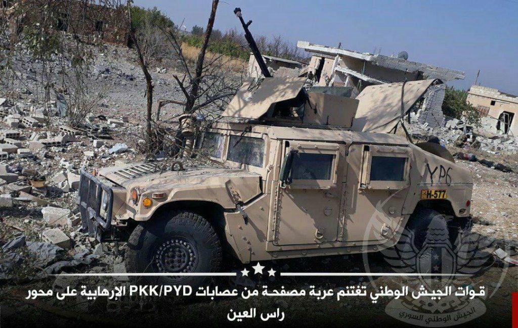 Turkish-backed Forces Capture US-supplied Equipment From Kurdish-led SDF (Photos)