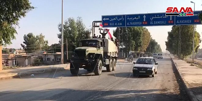 Syrian Army Completes Deployment Along Aleppo-Hasakah Highway East Of Euphrates (Photos)