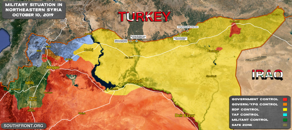 In Maps: Progress Of Turkey-led Forces' Advance On SDF Positions