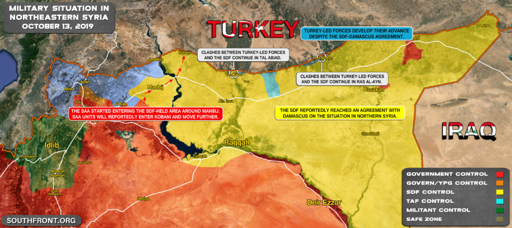 Military Situation In Northern Syria After SDF-Damascus Deal (Map Update)