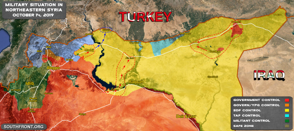 Turkish-backed Forces Announce Advance On Manbij, Clash With Syrian Army