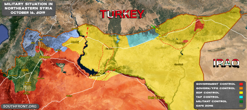 SDF Launches Counter-Attack In Northern Raqqa, Recaptures Several Positions From Turkish-Backed Militants