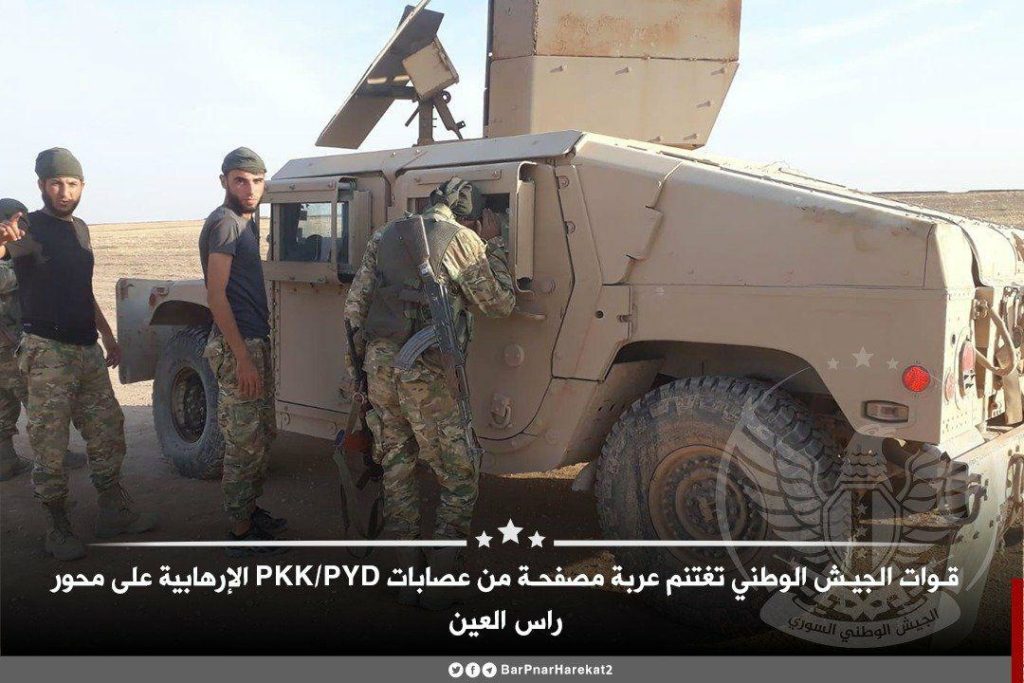 Turkish-backed Forces Capture US-supplied Equipment From Kurdish-led SDF (Photos)