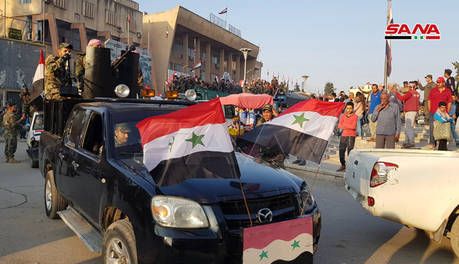 Syrian Army Completes Deployment Along Aleppo-Hasakah Highway East Of Euphrates (Photos)