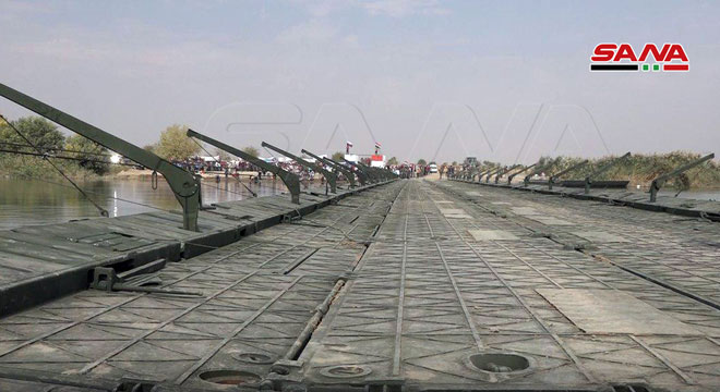 Syria & Russia Open Bridge Linking Eastern And Western Banks Of Euphrates In Deir Ezzor (Photos)