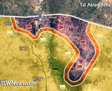 Turkish Forces Push Towards M4 Highway In Area Between Tell Abyad And Ras Al-Ayn (Map Update)