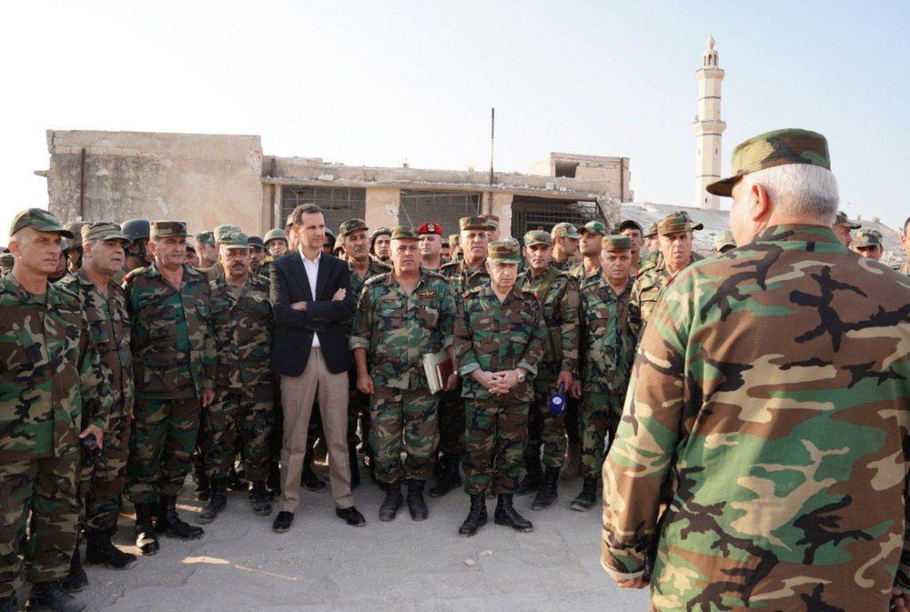 In Photos: Bashar al-Assad Inspects Southern Idlib Frontline