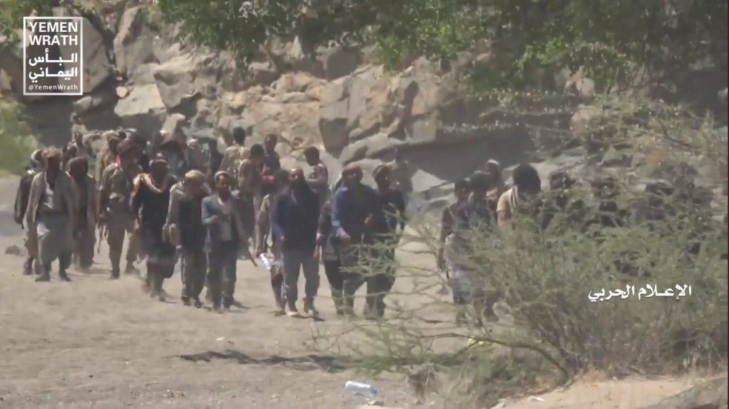 Photos, Video: Saudi-led Forces Surrender To Houthis En Masse