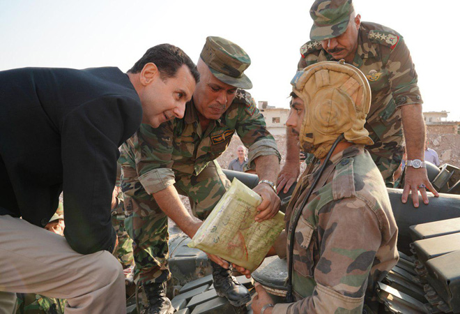 In Photos: Bashar al-Assad Inspects Southern Idlib Frontline