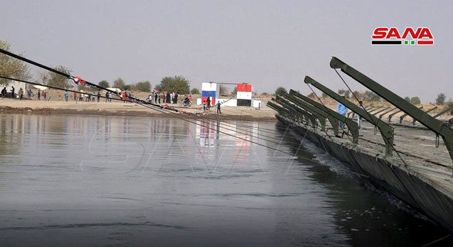 Syria & Russia Open Bridge Linking Eastern And Western Banks Of Euphrates In Deir Ezzor (Photos)