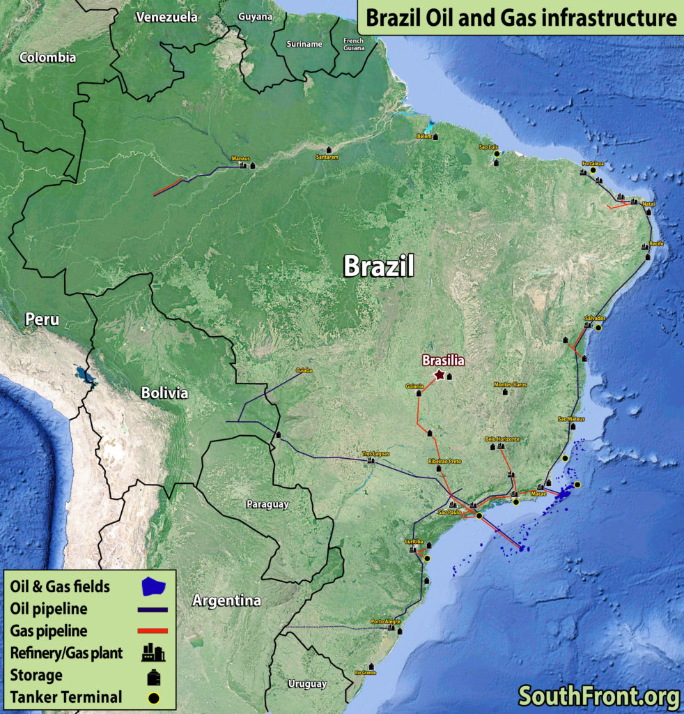 Brazil Oil And Gas Infrastructure (Map Update)