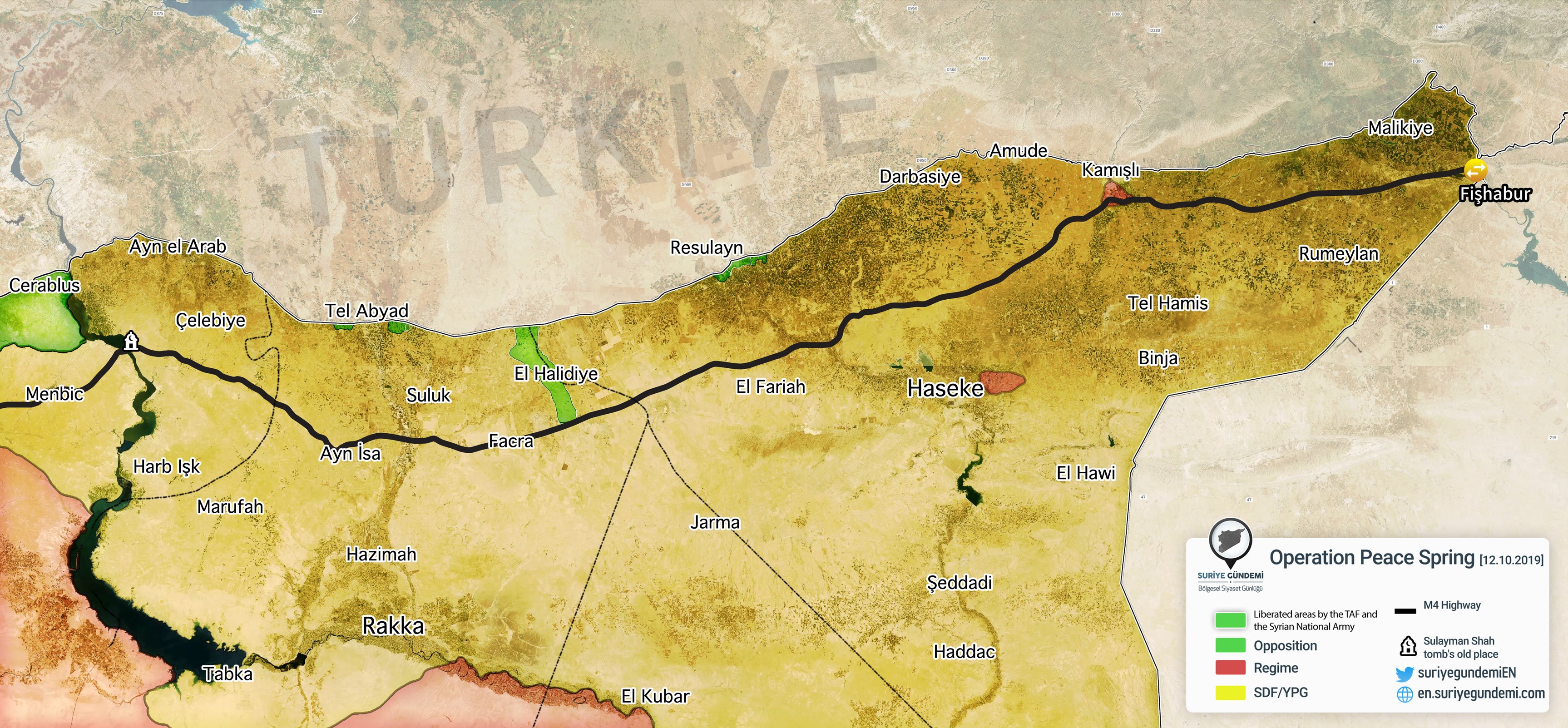 SDF Claims Its Units Recaptured M4 Highway From Turkish-backed Militants