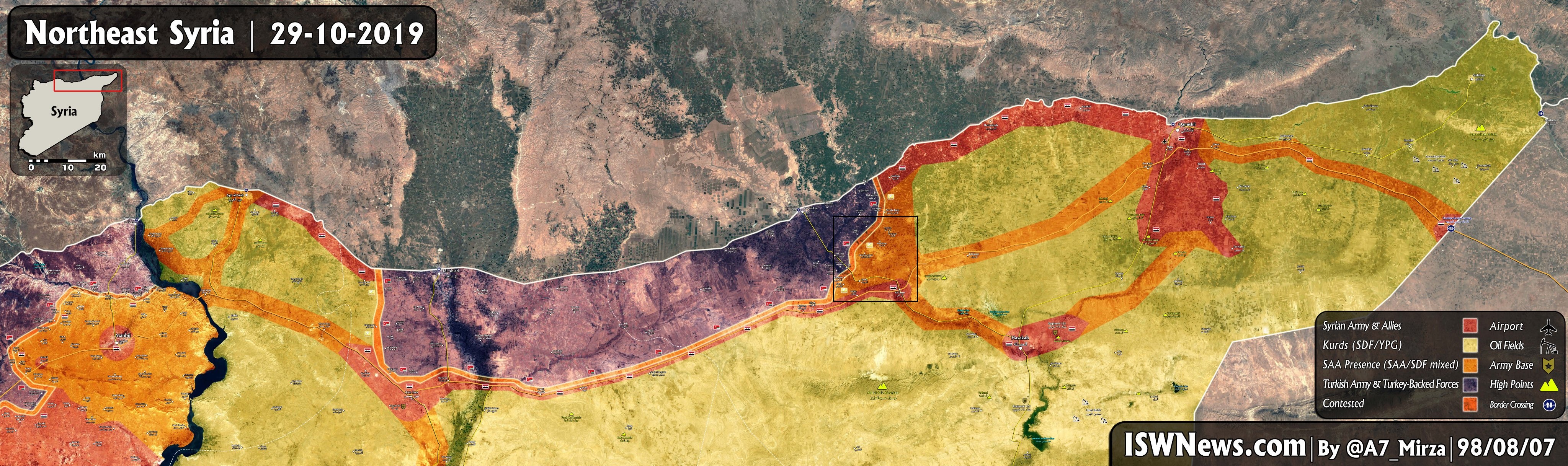 Turkish-Backed Militants Launch Large Attack South Of Ras Al-Ayn, Capture Several Villages