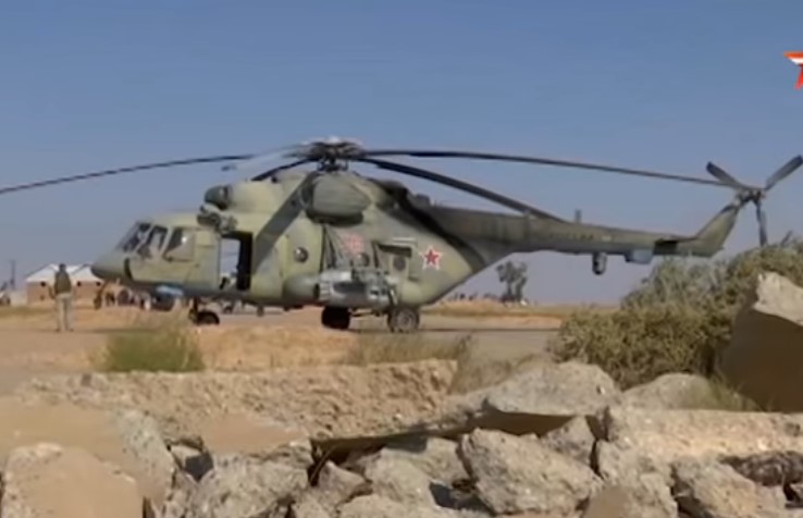 Russian Helicopters Arrive At Syrian Airbase Freed From US Military (Video)