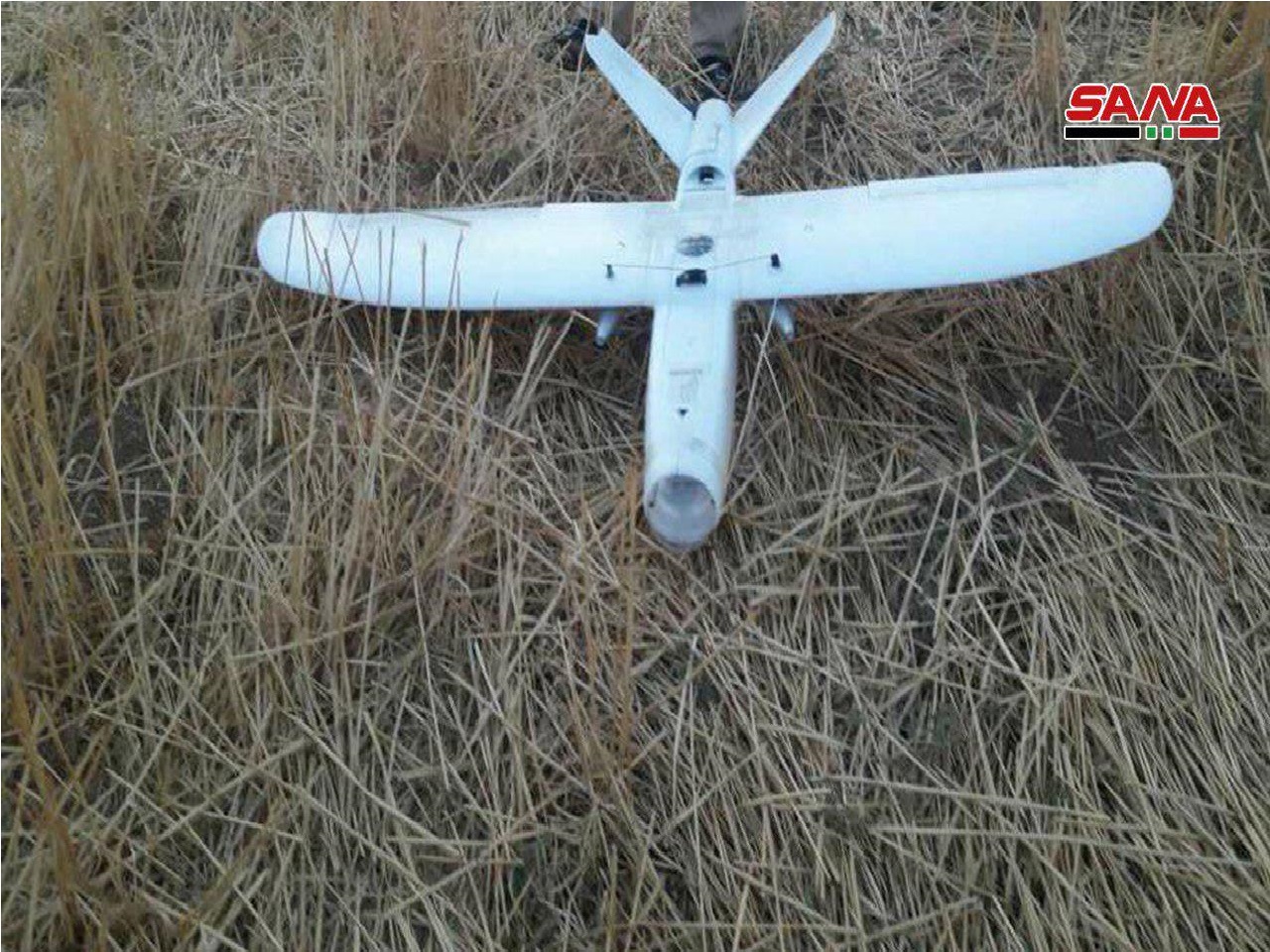 Syrian Army Shoots Down Armed Drone South Of Ras Al-Ayn (Photos)