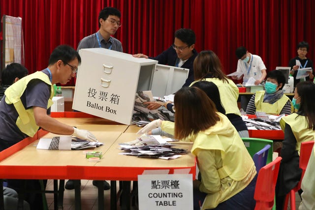 "Pan-Democrats" Win At "Free and Fair" Hong Kong Elections