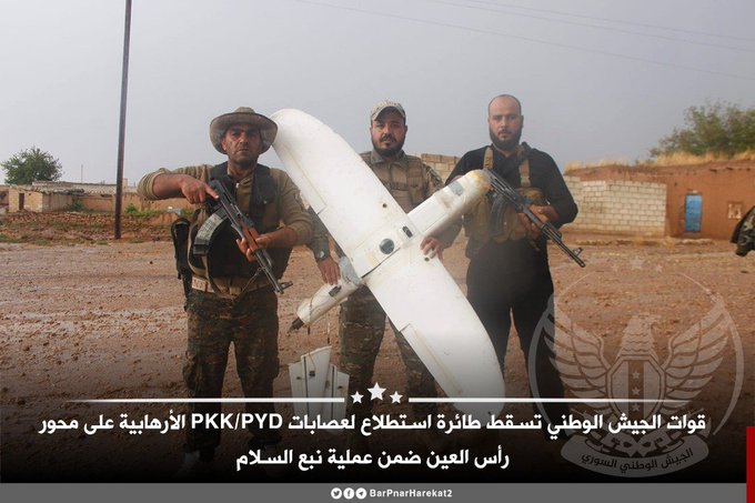 Turkish-Backed Militants Shoot Down SDF Drone In Northern Raqqa (Photos)