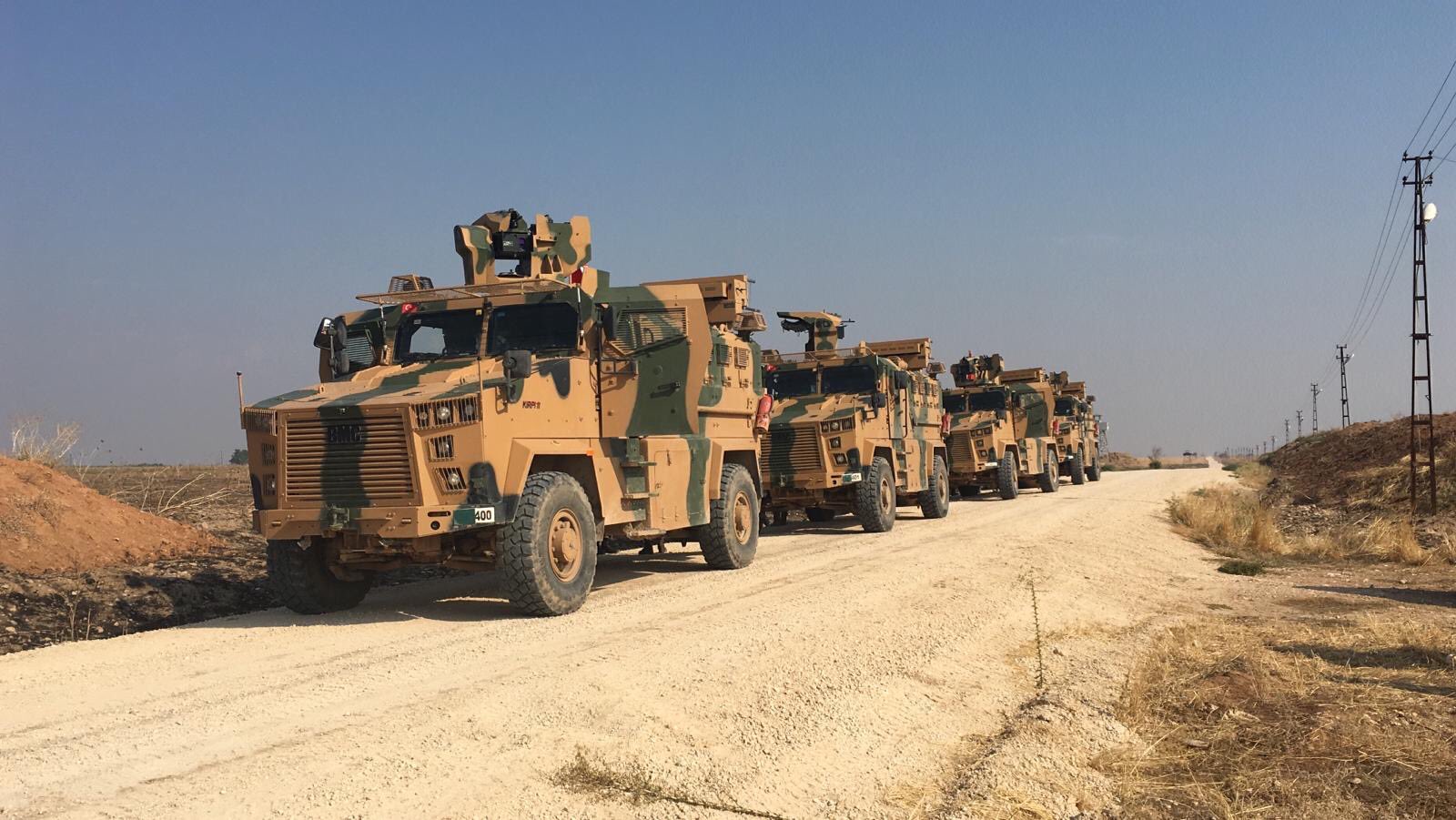 Turkish, Russian Forces Conduct First Joint Patrol In Northeast Syria (Photos)