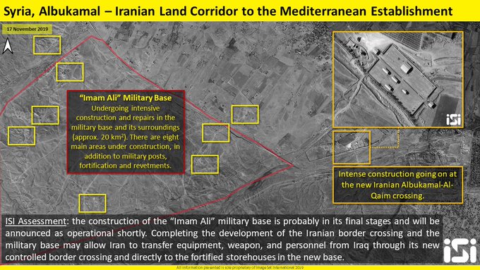 Satellite Images Show Intensive Constriction At Alleged Iranian Base On Syrian-Iraqi Border