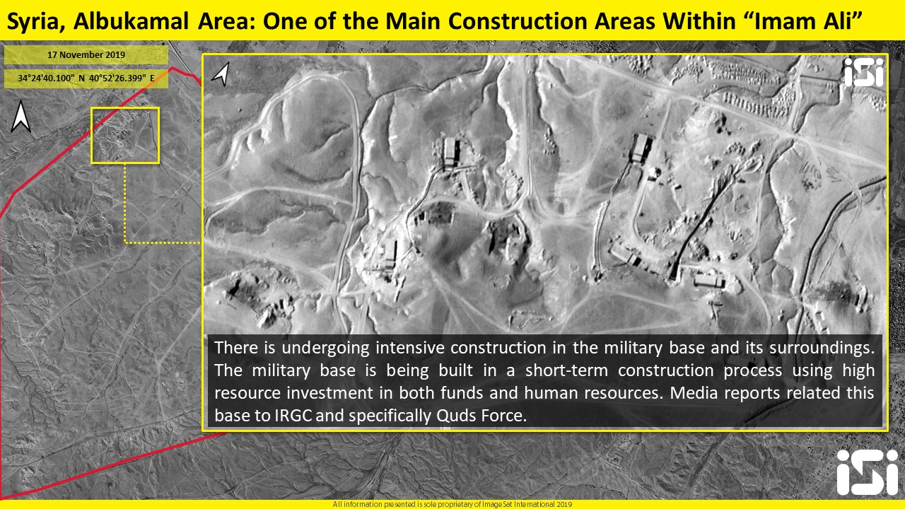 Satellite Images Show Intensive Constriction At Alleged Iranian Base On Syrian-Iraqi Border