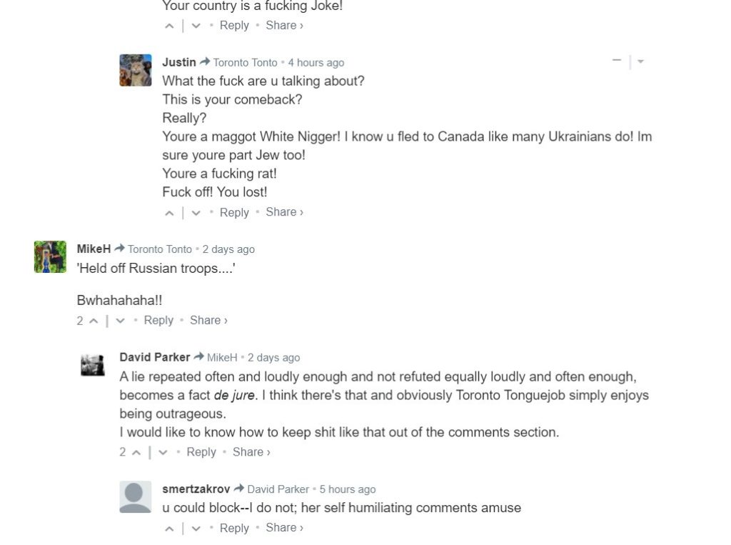 A Clash Of Visions On Ukrainian Issues In Comments