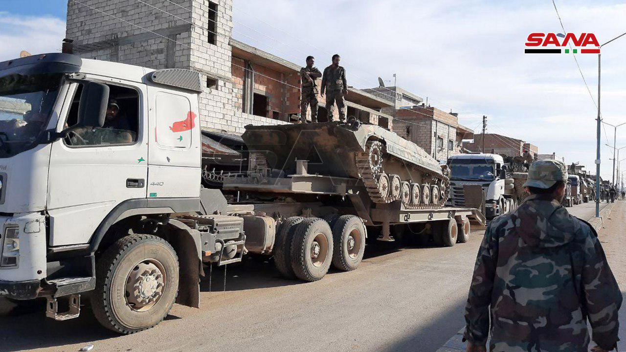 Syrian Army Reinforces Positions South Of Ras Al-Ayn, Deploys Artillery, Rocket Launchers (Photos)