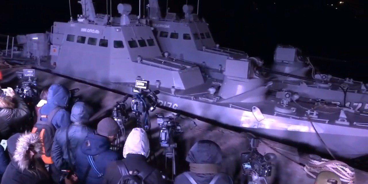 Russia-Released Ukrainian Ships Arrive In Ukraine