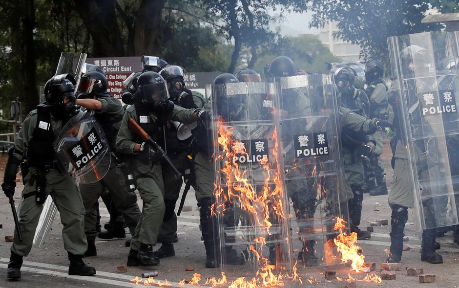 Hong Kong Rolling Into Abyss