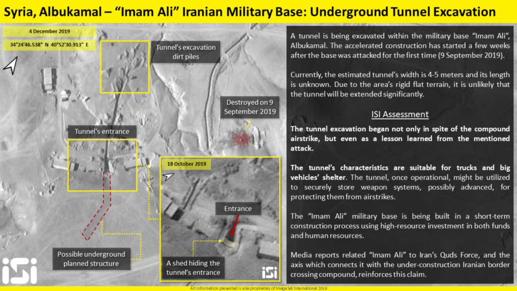 Satellite Images Allgedly Show Iranian Undeground Infrastructure For Missiles In Syria's Al-Bukamal