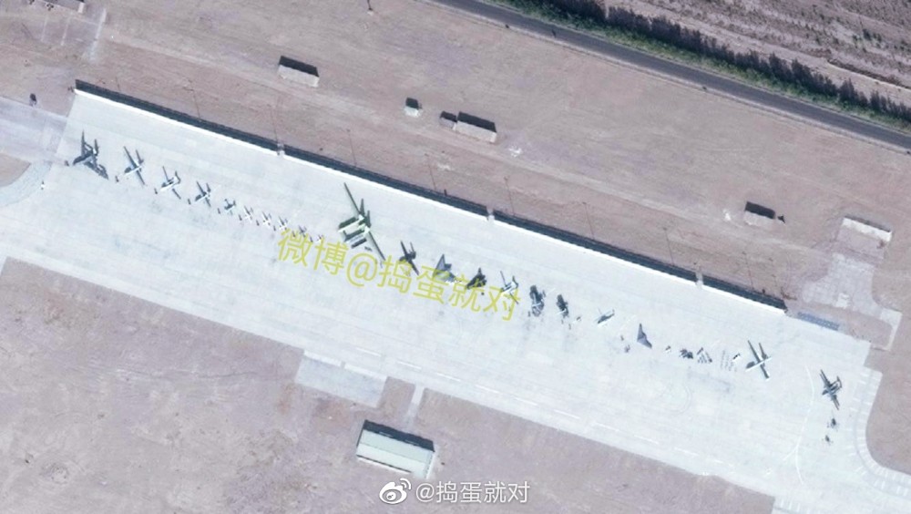 Satellite Image Shows Impressive Lineup Of Combat Drones At China's Malan Air Base