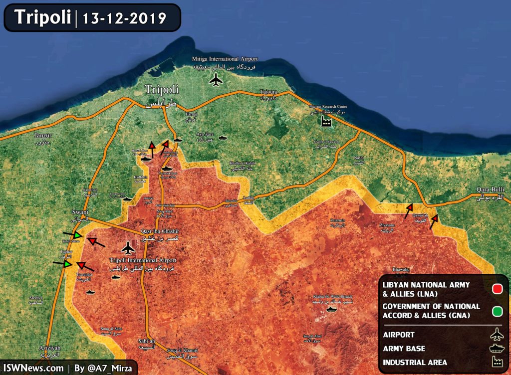 In Maps: Libyan National Army's Aadvance On Tripoli