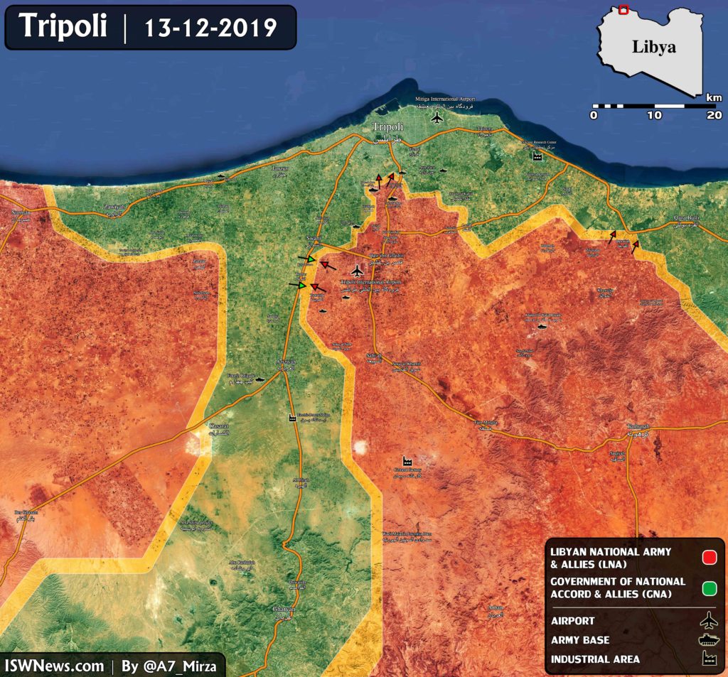 In Maps: Libyan National Army's Aadvance On Tripoli