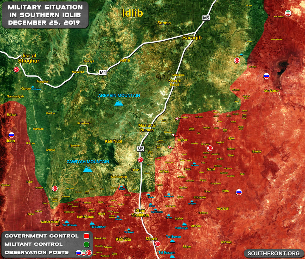 In Video: Killed Militants And Destroyed Equipment Near Al-Tah In Southern Idlib