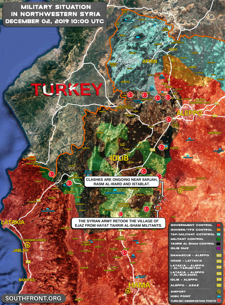 In Video: Intense Fighting Between Syrian Army And Militants In Southern Idlib