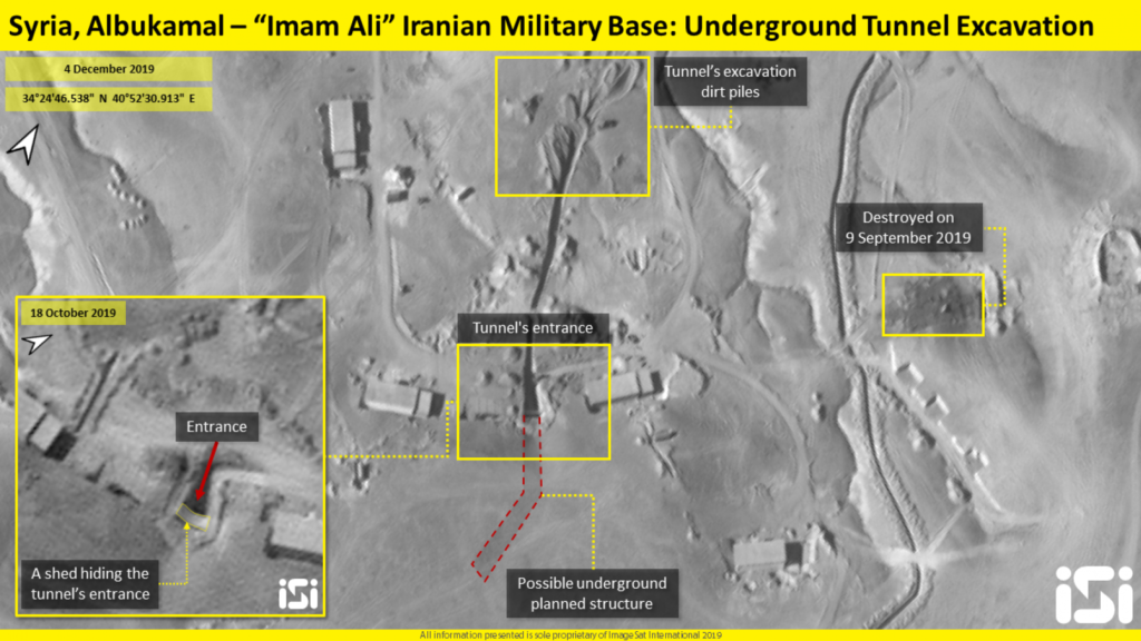 Satellite Images Allgedly Show Iranian Undeground Infrastructure For Missiles In Syria's Al-Bukamal