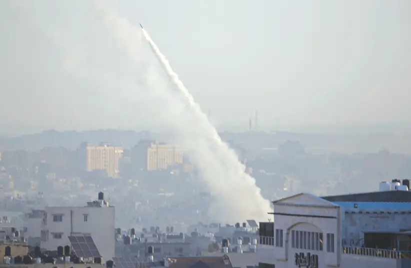 Rocket Fire From Gaza, As IDF Chief Warns of Israel's Willingness to Strike Civilian Infrastructure