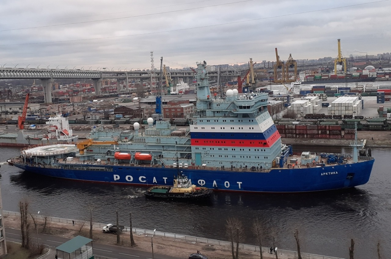 Russia's New Nuclear Icebreaker Arktika Enters First Stage Trials (Photos, Videos)