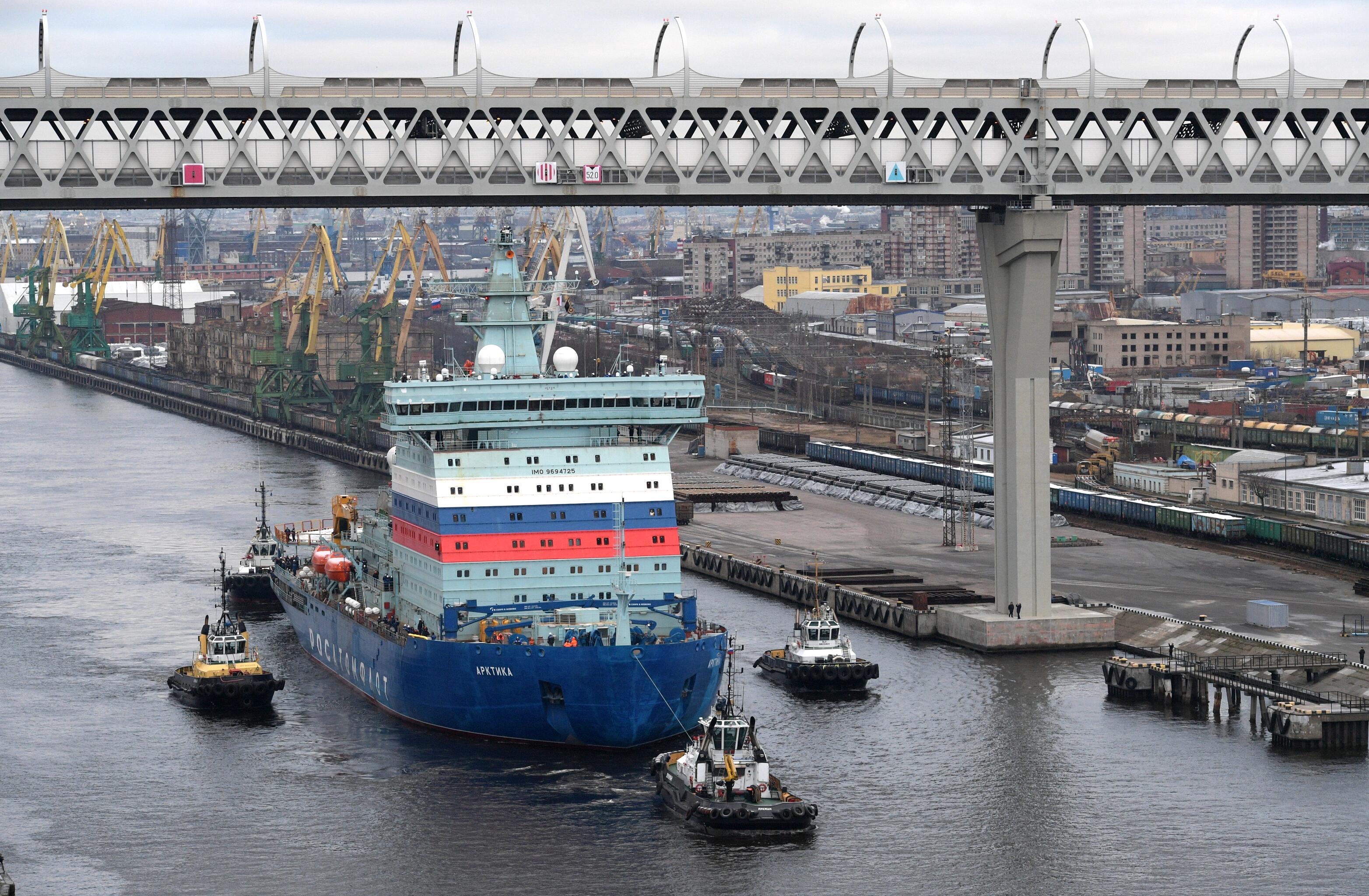 Russia's New Nuclear Icebreaker Arktika Enters First Stage Trials (Photos, Videos)